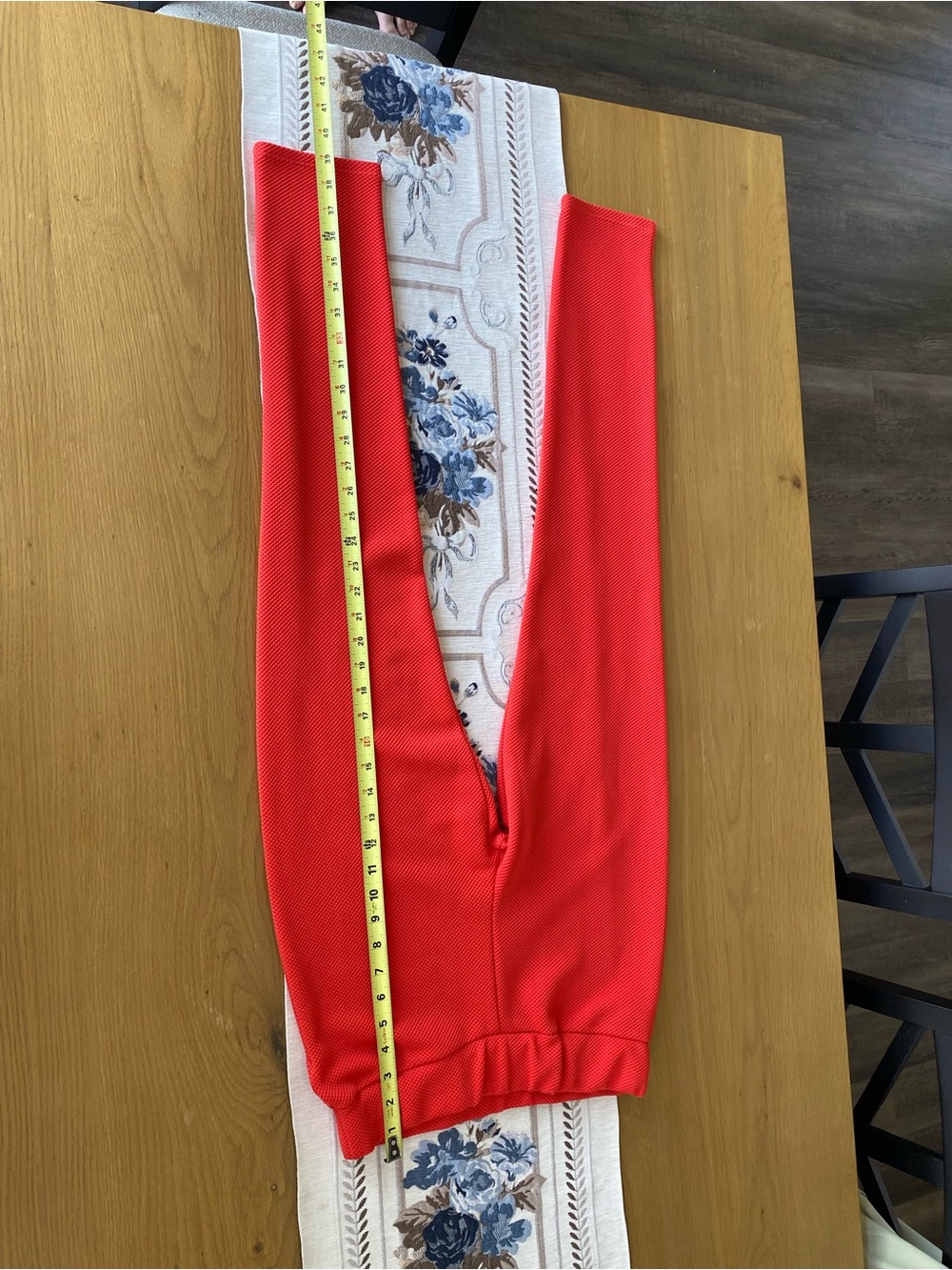 RINASCIMENTO Red Textured Pants - Size L (NWOT / Read Description
